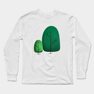 Lush twin trees Long Sleeve T-Shirt